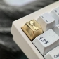 1U Brass Artisan Keycaps for Mechanical Keyboard Personalized Keycaps -Ayanami Rei